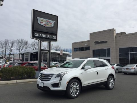 Crystal White Tricoat Cadillac XT5 Premium Luxury AWD.  Click to enlarge.