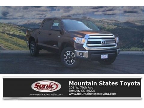 Sunset Bronze Mica Toyota Tundra SR5 CrewMax 4x4.  Click to enlarge.