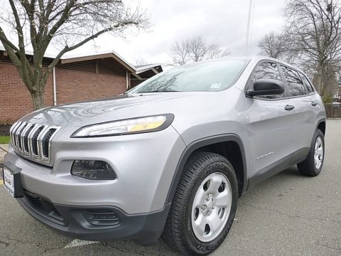 Billet Silver Metallic Jeep Cherokee Sport 4x4.  Click to enlarge.