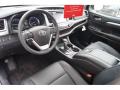  2017 Toyota Highlander Black Interior #7