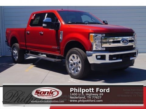 Ruby Red Ford F250 Super Duty King Ranch Crew Cab 4x4.  Click to enlarge.