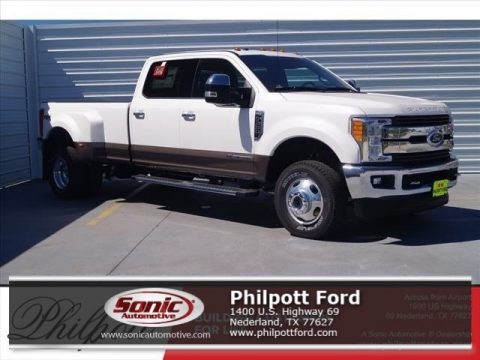 Oxford White Ford F350 Super Duty King Ranch Crew Cab 4x4.  Click to enlarge.