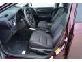  2017 Toyota Corolla 50th Anniversary Black/Black Cherry Stitching Interior #14