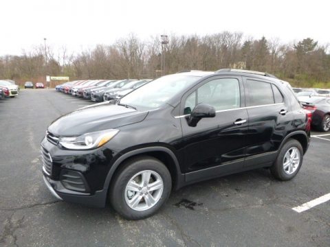 Mosaic Black Metallic Chevrolet Trax LT AWD.  Click to enlarge.