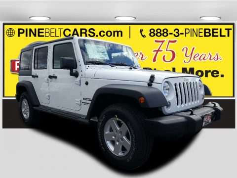 Bright White Jeep Wrangler Unlimited Sport 4x4. Click to enlarge. Bright White Jeep Wrangler Unlimited Sport 4x4. Click to enlarge.