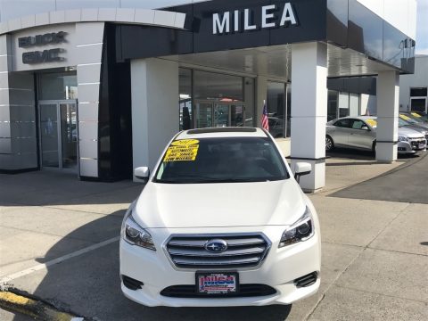 Crystal White Pearl Subaru Legacy 2.5i Premium.  Click to enlarge.