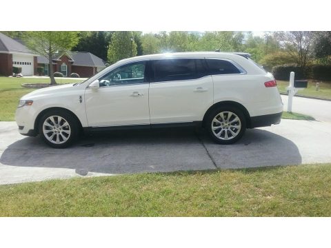White Platinum Lincoln MKT EcoBoost AWD.  Click to enlarge.