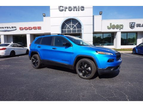 Hydro Blue Pearl Jeep Cherokee Sport Altitude.  Click to enlarge.