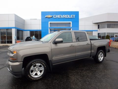 Pepperdust Metallic Chevrolet Silverado 1500 LT Crew Cab 4x4.  Click to enlarge.