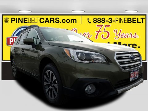 Wilderness Green Metallic Subaru Outback 3.6R Limited.  Click to enlarge.