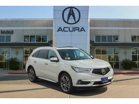 White Diamond Pearl Acura MDX SH-AWD.  Click to enlarge.