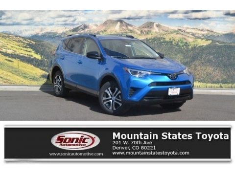 Electric Storm Metallic Toyota RAV4 LE.  Click to enlarge.