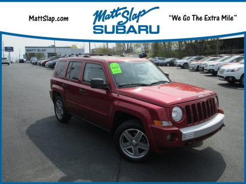 Inferno Red Crystal Pearl Jeep Patriot Limited 4x4.  Click to enlarge.