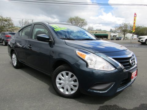 Graphite Blue Nissan Versa S.  Click to enlarge.