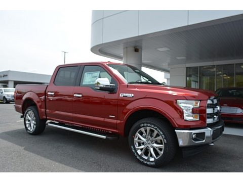 Ruby Red Ford F150 Lariat SuperCrew 4X4.  Click to enlarge.