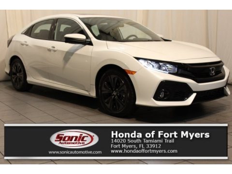 White Orchid Pearl Honda Civic EX-L Navi Hatchback.  Click to enlarge.