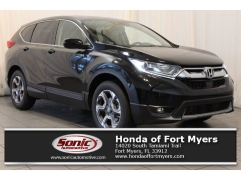 Crystal Black Pearl Honda CR-V EX AWD.  Click to enlarge.