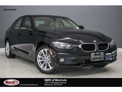 Jet Black BMW 3 Series 320i Sedan.  Click to enlarge.