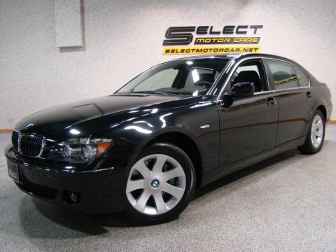 Black Sapphire Metallic BMW 7 Series 750Li Sedan.  Click to enlarge.