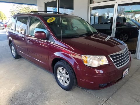Deep Crimson Crystal Pearlcoat Chrysler Town & Country Touring.  Click to enlarge.