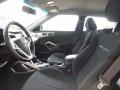  2017 Hyundai Veloster Black Interior #12