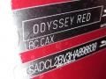 Jaguar Color Code CAX Odyssey Red #22