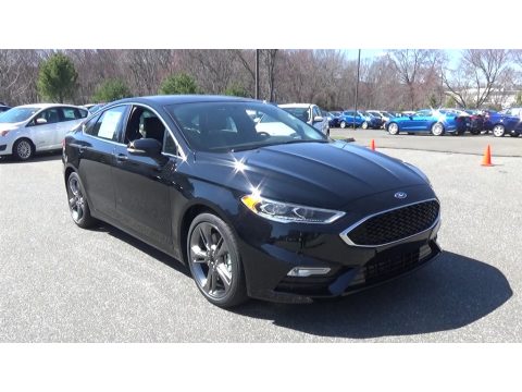 Shadow Black Ford Fusion Sport AWD.  Click to enlarge.