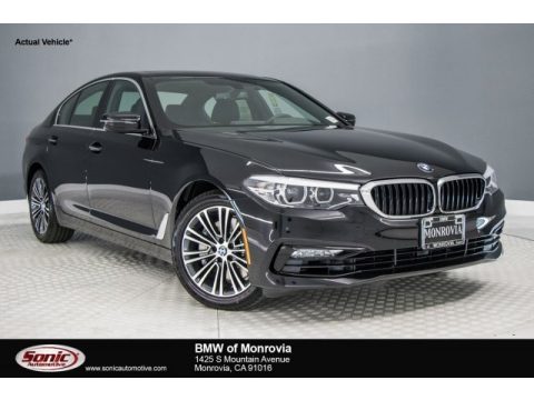 Jet Black BMW 5 Series 530i Sedan.  Click to enlarge.