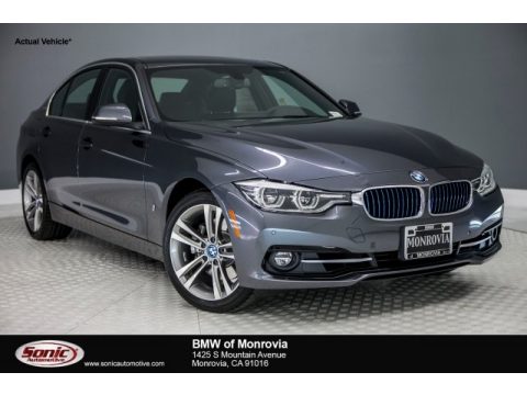 Mineral Grey Metallic BMW 3 Series 330e iPerfomance Sedan.  Click to enlarge.
