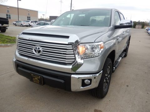 Silver Sky Metallic Toyota Tundra Limited CrewMax 4x4.  Click to enlarge.