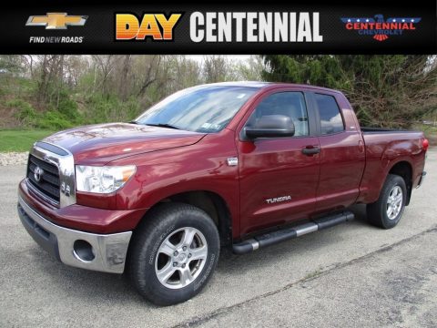 Salsa Red Pearl Toyota Tundra SR5 Double Cab 4x4.  Click to enlarge.