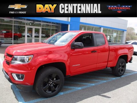 Red Hot Chevrolet Colorado LT Extended Cab 4x4.  Click to enlarge.