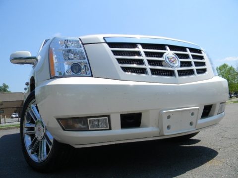 White Diamond Cadillac Escalade ESV Premium AWD.  Click to enlarge.