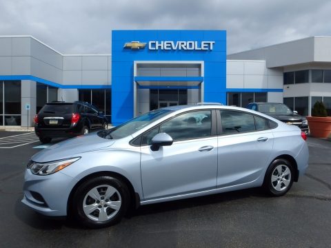 Arctic Blue Metallic Chevrolet Cruze LS.  Click to enlarge.