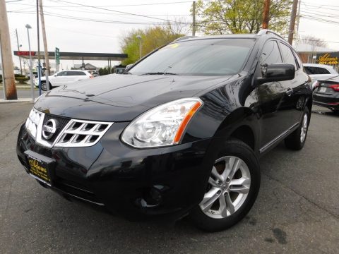 Graphite Blue Nissan Rogue SV AWD.  Click to enlarge.