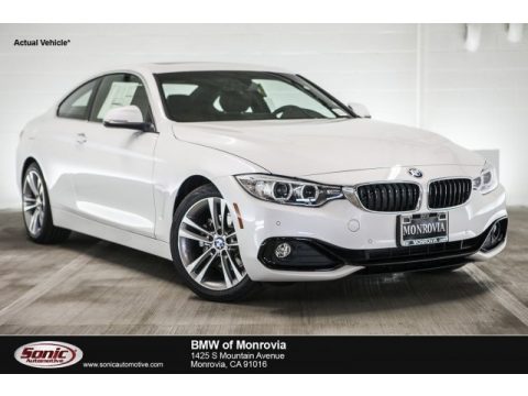 Mineral White Metallic BMW 4 Series 430i Coupe.  Click to enlarge.