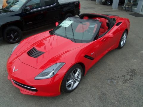 Torch Red Chevrolet Corvette Stingray Coupe.  Click to enlarge.