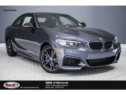 Mineral Grey Metallic BMW 2 Series M240i Coupe.  Click to enlarge.