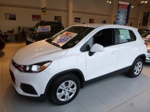 Summit White Chevrolet Trax LS.  Click to enlarge.