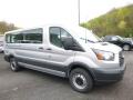 Front 3/4 View of 2017 Ford Transit Wagon XL 350 LR Long #3