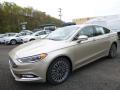 Front 3/4 View of 2017 Ford Fusion SE #5