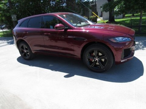 Odyssey Red Jaguar F-PACE 35t AWD S.  Click to enlarge.