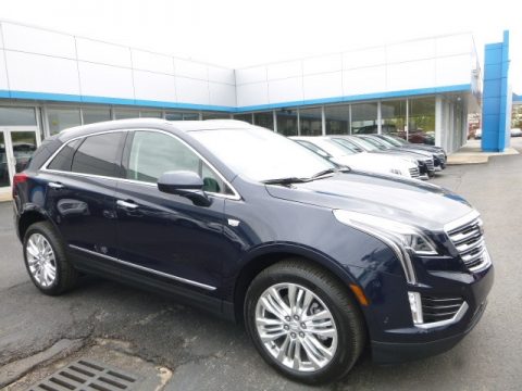 Dark Adriatic Blue Metallic Cadillac XT5 Premium Luxury AWD.  Click to enlarge.