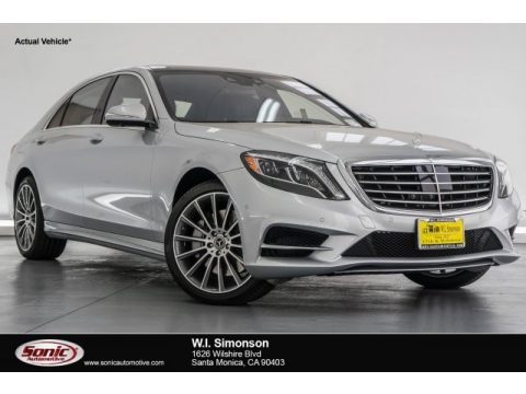 Iridium Silver Metallic Mercedes-Benz S 550 Sedan.  Click to enlarge.