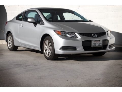 Alabaster Silver Metallic Honda Civic LX Coupe.  Click to enlarge.