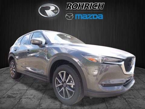 Meteor Gray Mica Mazda CX-5 Grand Touring AWD.  Click to enlarge.