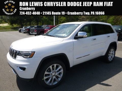 Bright White Jeep Grand Cherokee Limited 4x4.  Click to enlarge.