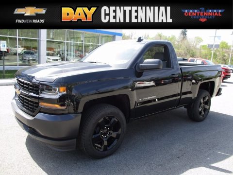 Black Chevrolet Silverado 1500 WT Regular Cab 4x4. Click to enlarge. Black Chevrolet Silverado 1500 WT Regular Cab 4x4. Click to enlarge.