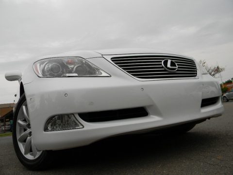 Opaline Silver Pearl Lexus LS 460.  Click to enlarge.