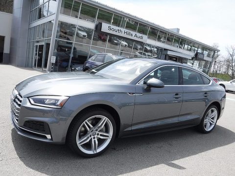 Monsoon Gray Metallic Audi A5 Sportback Premium Plus quattro.  Click to enlarge.